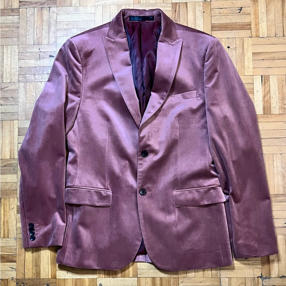 Elegant Men's Satin Blazer